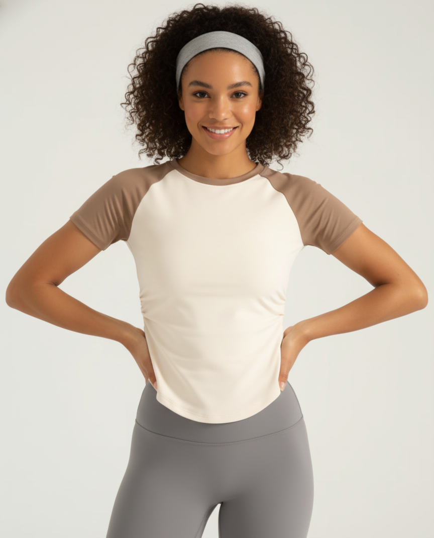 Playera Alma Yoga Manga Corta