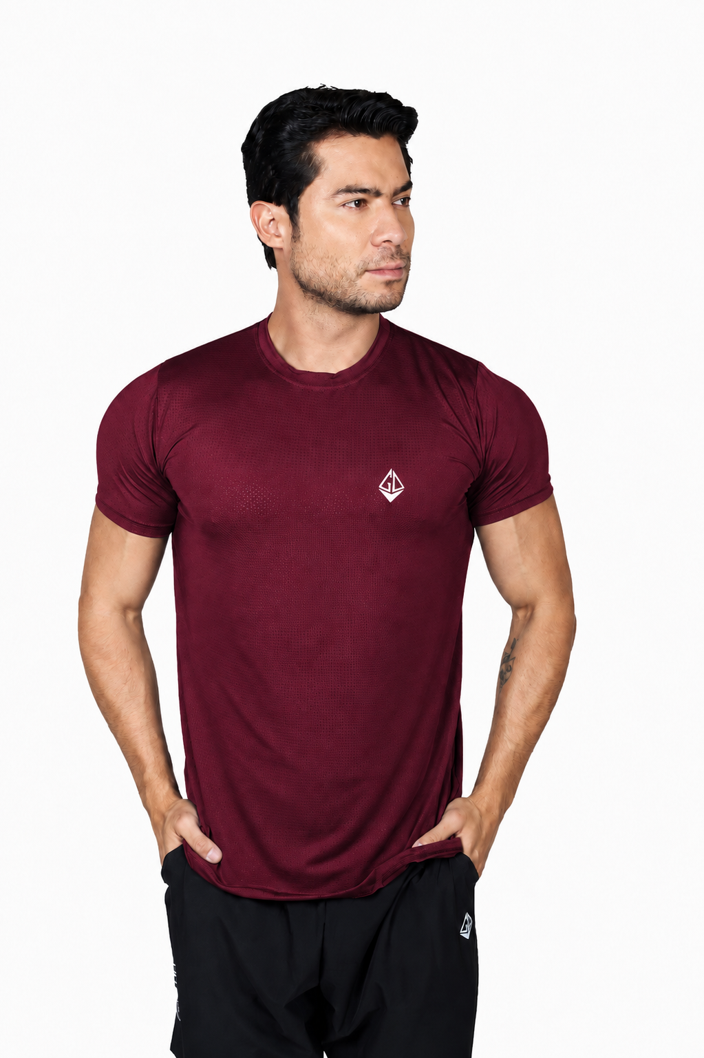 Playera Mesh Manga Corta H