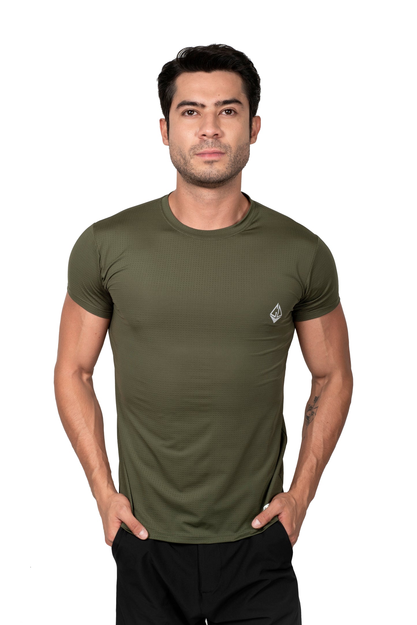 Playera Mesh Manga Corta H