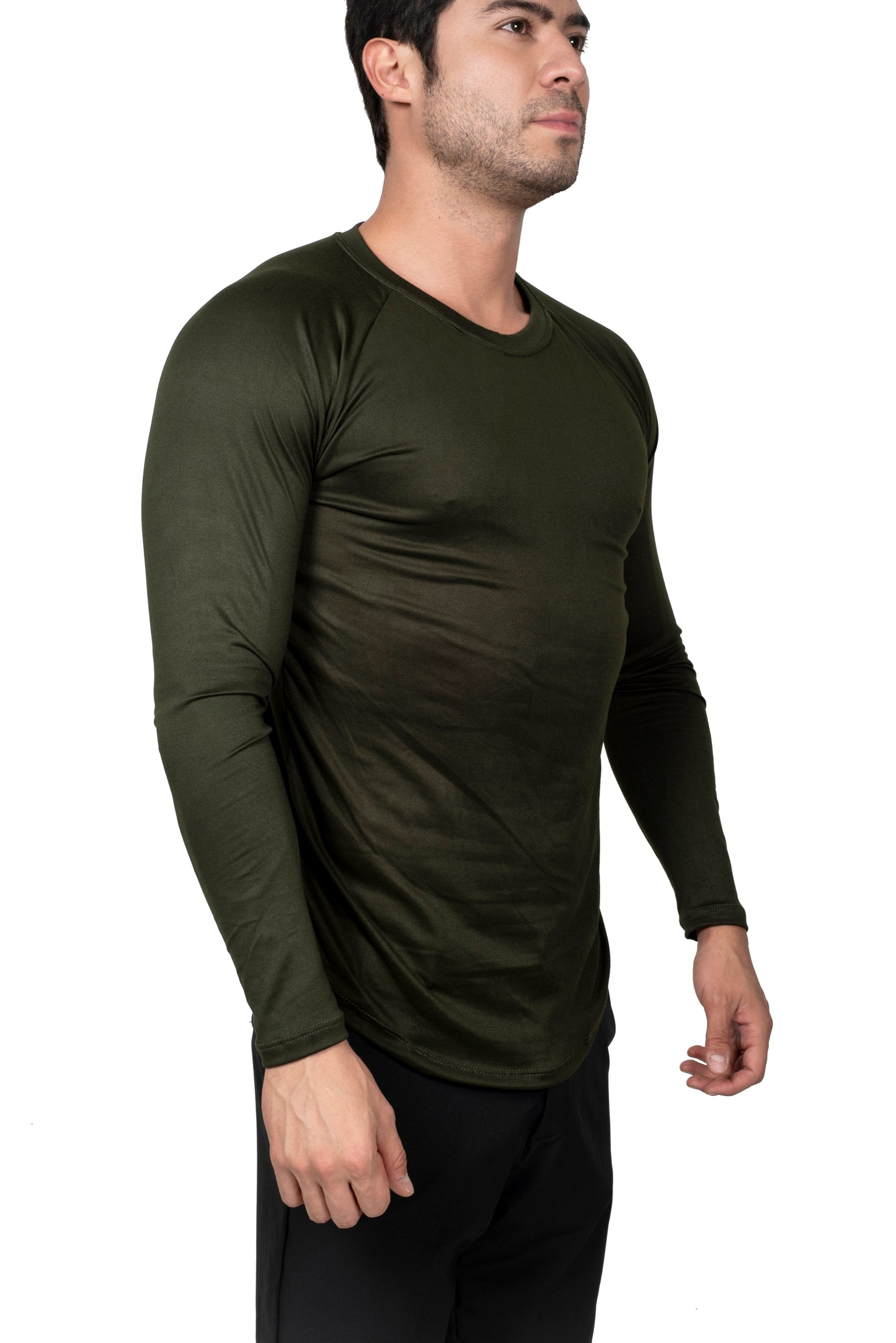 Playera Curva Brush Manga Larga