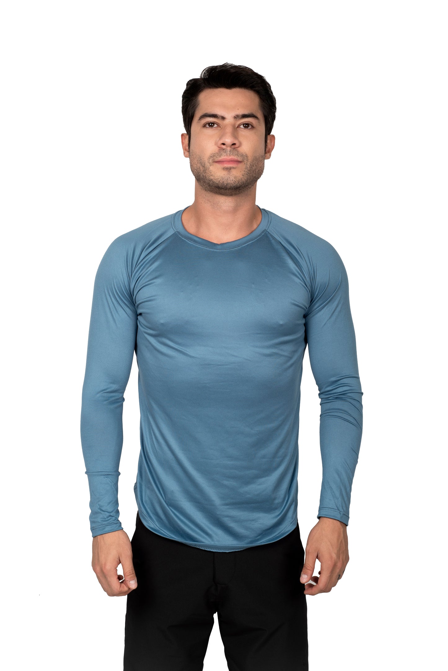 Playera Curva Brush Manga Larga