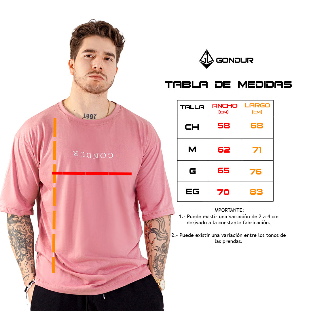Playera Oversize H Gondur