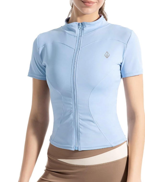 Body Yoga Manga Corta c/ Cierre