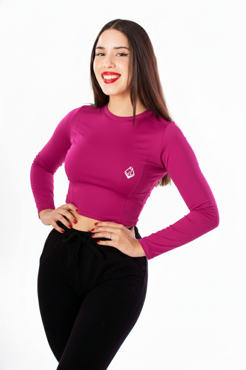 Body Top Hyper Dry Manga Larga