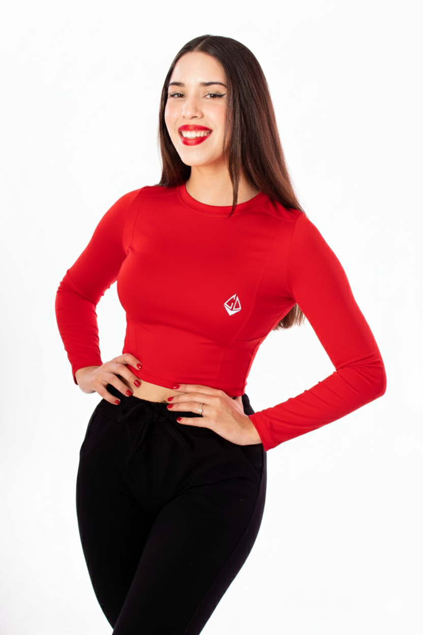 Body Top Hyper Dry Manga Larga