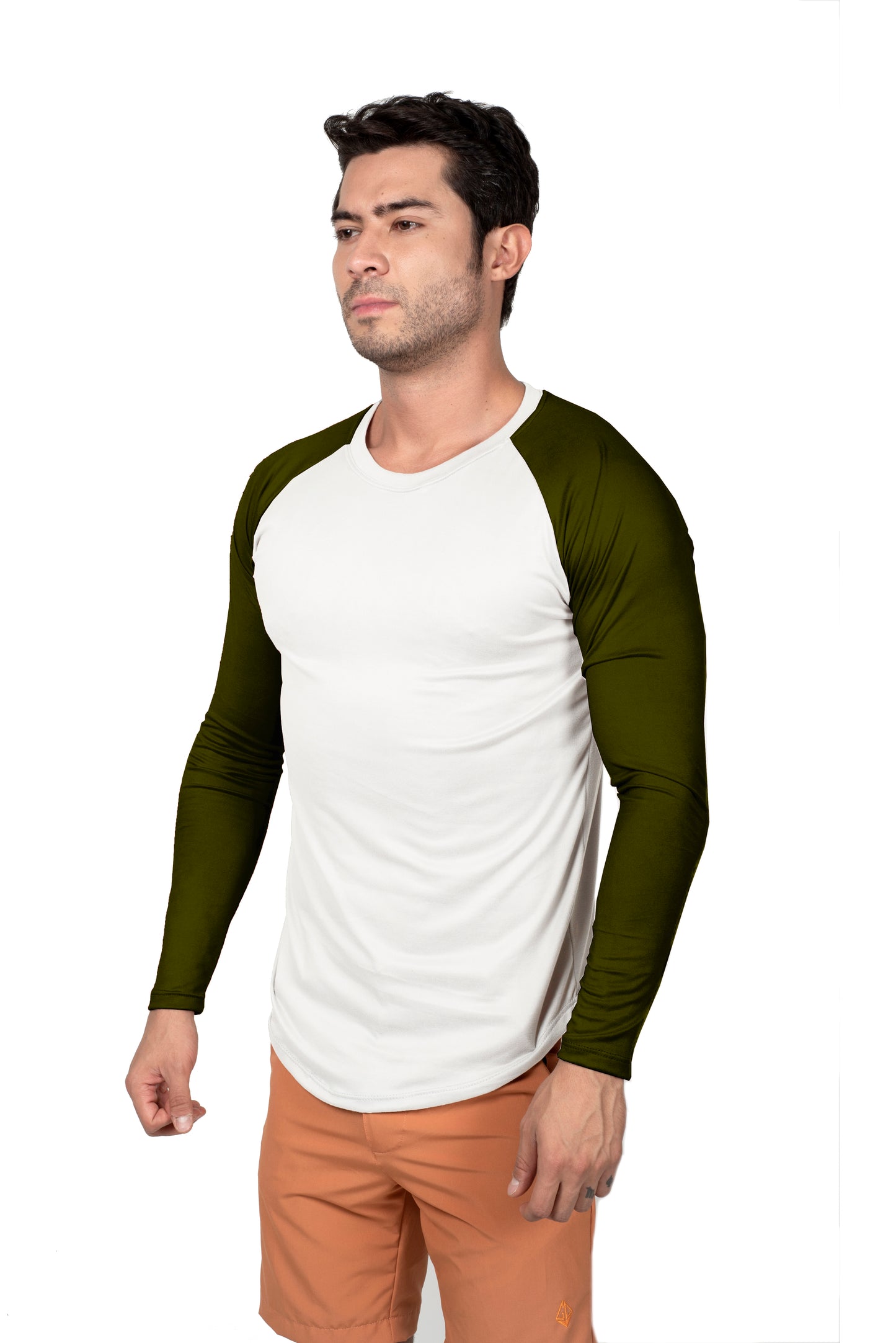 Playera Curva Brush Manga Larga