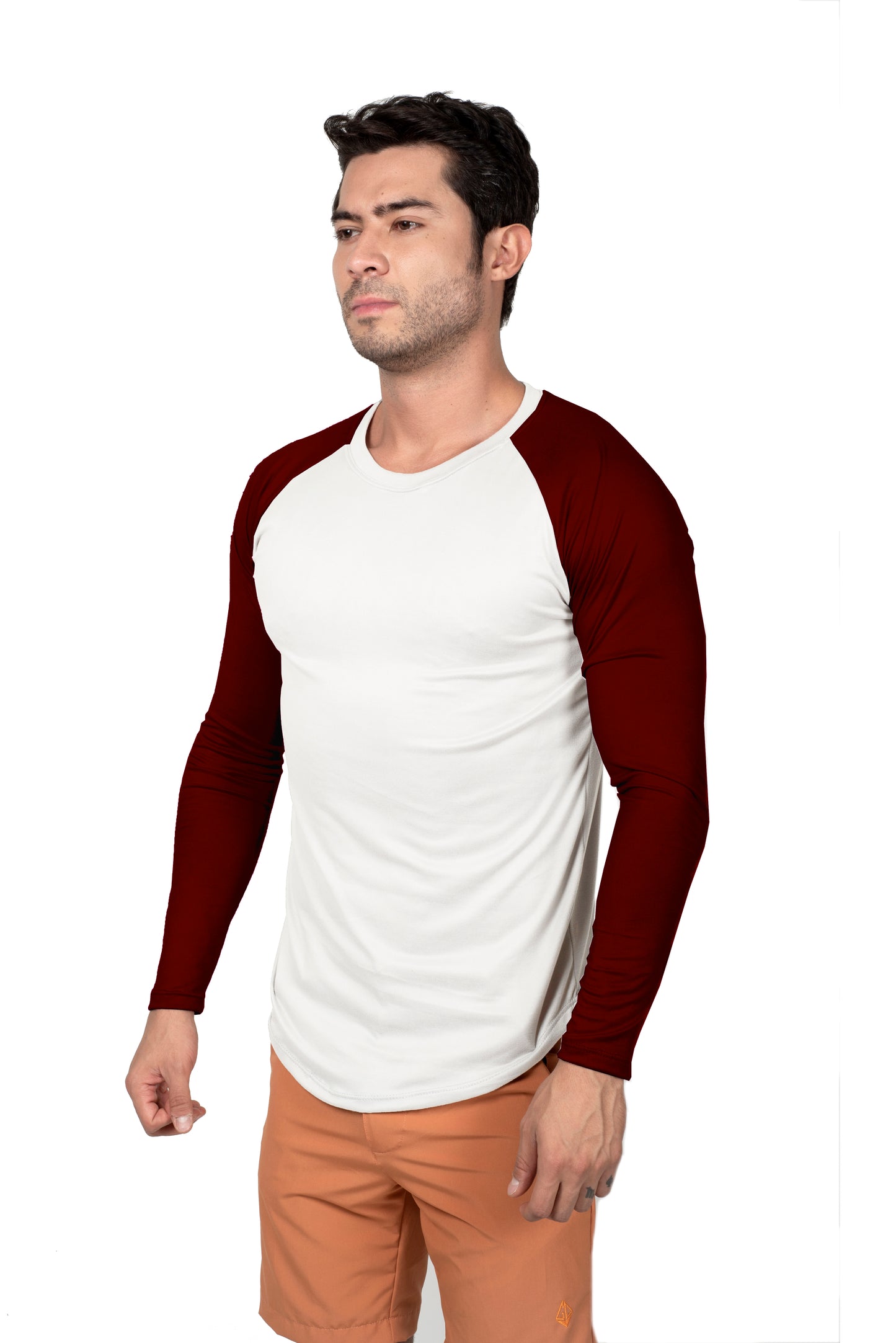 Playera Curva Brush Manga Larga