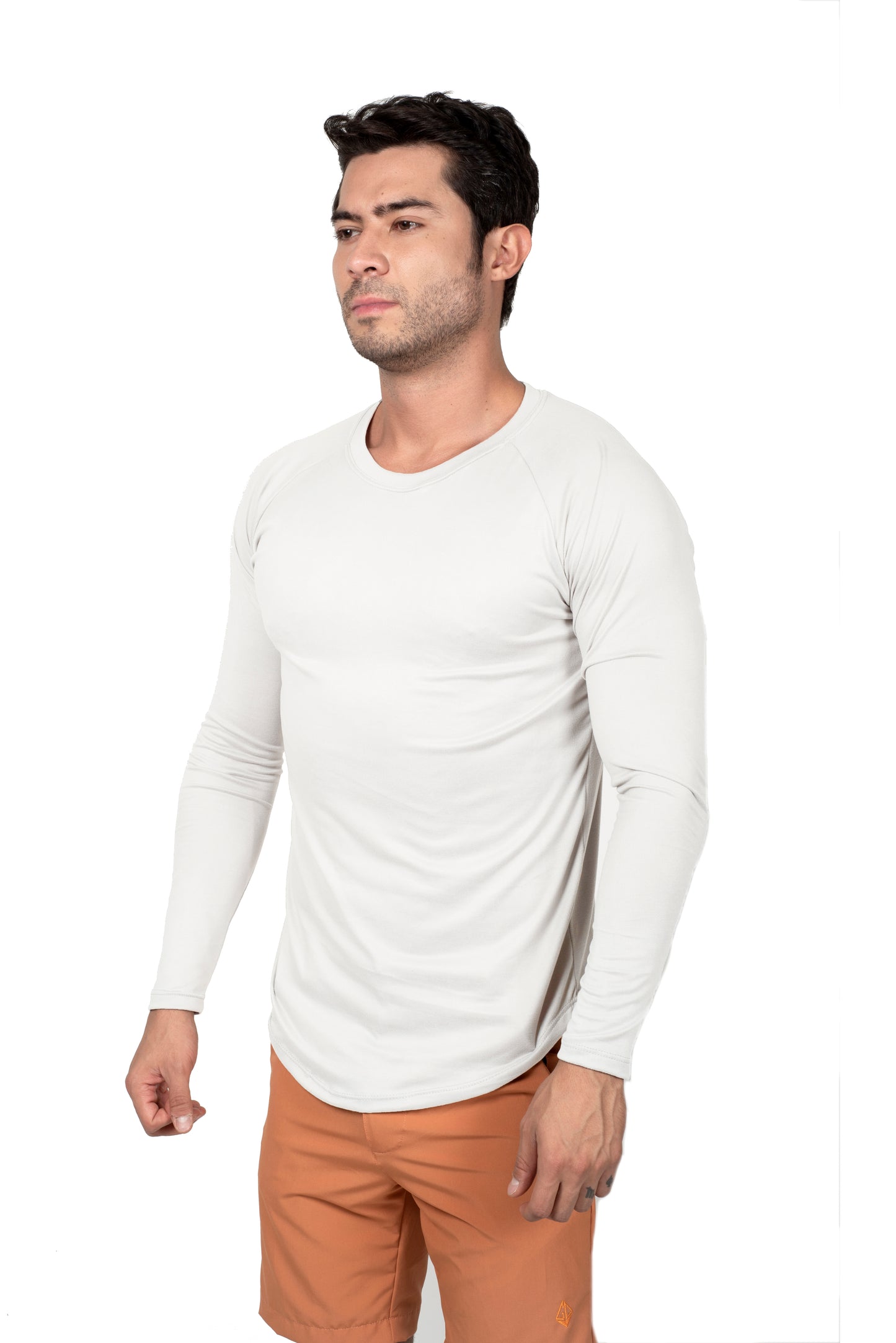 Playera Curva Brush Manga Larga