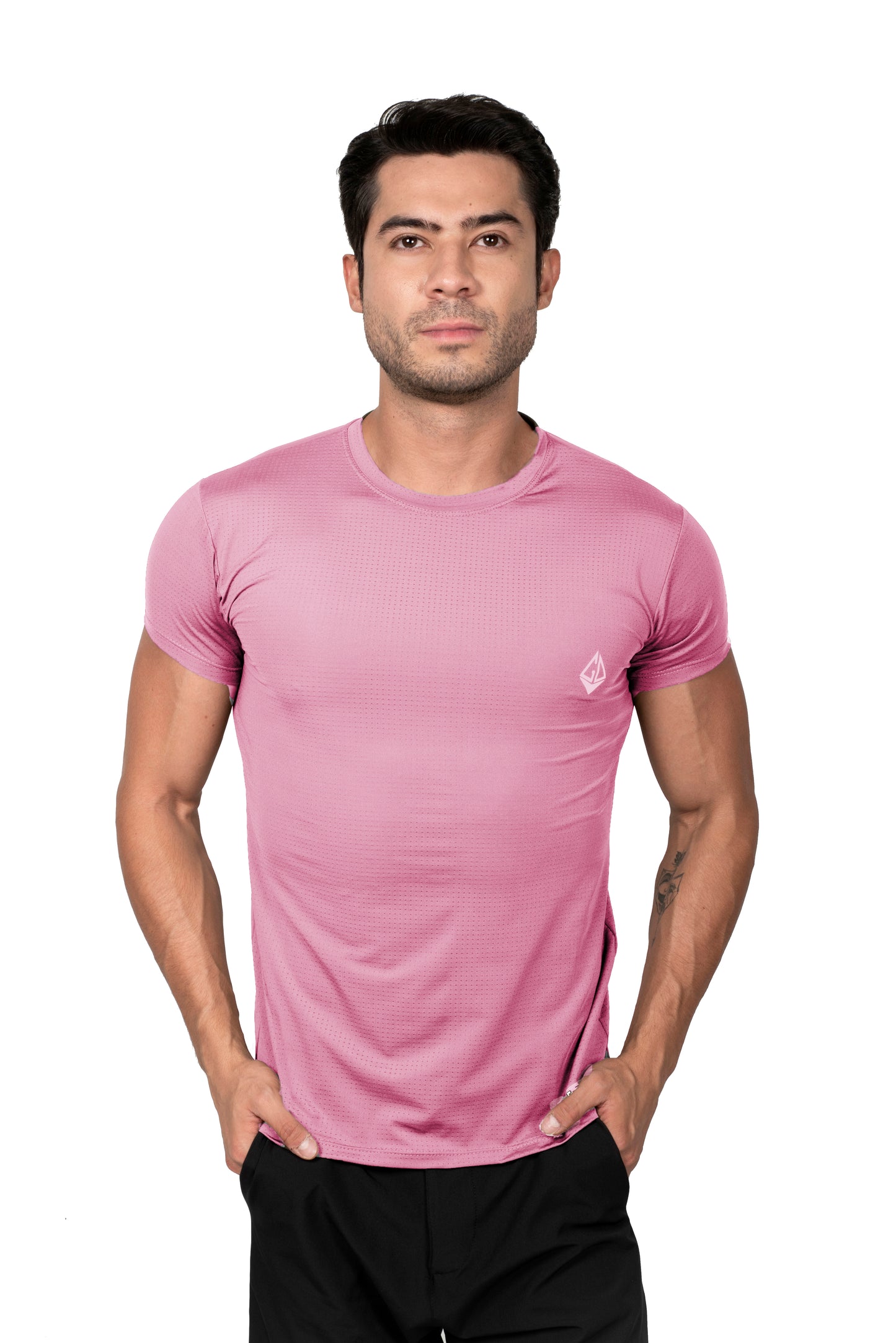Playera Mesh Manga Corta H