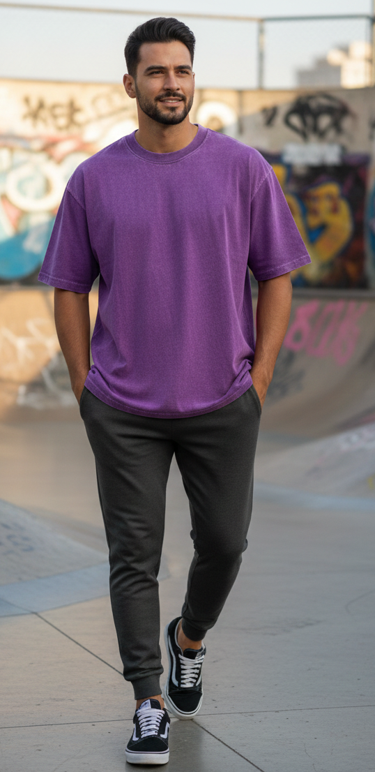 Playera Oversize Vintage (deslavado)