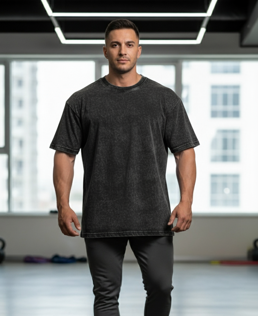 Playera Oversize Vintage (deslavado)