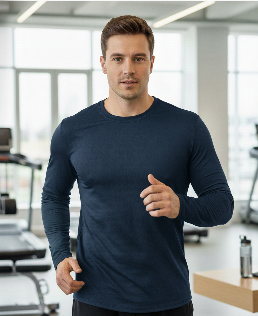 Playera Cool Motion Manga Larga H