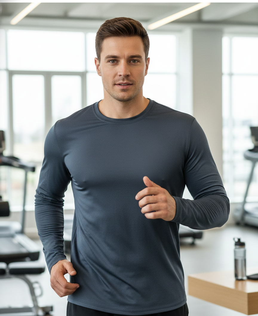 Playera Cool Motion Manga Larga H