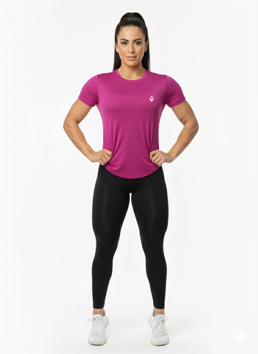 Playera Mesh Manga Corta D