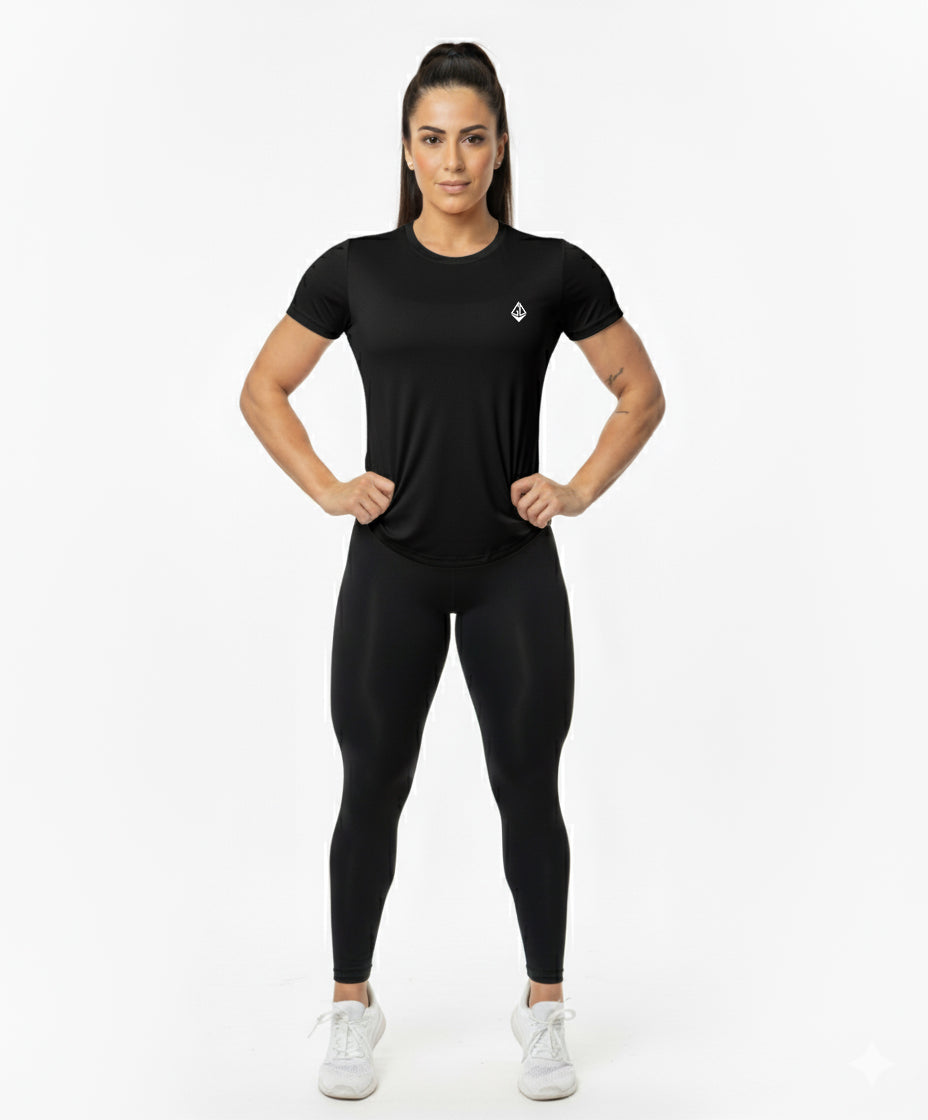 Playera Mesh Manga Corta D