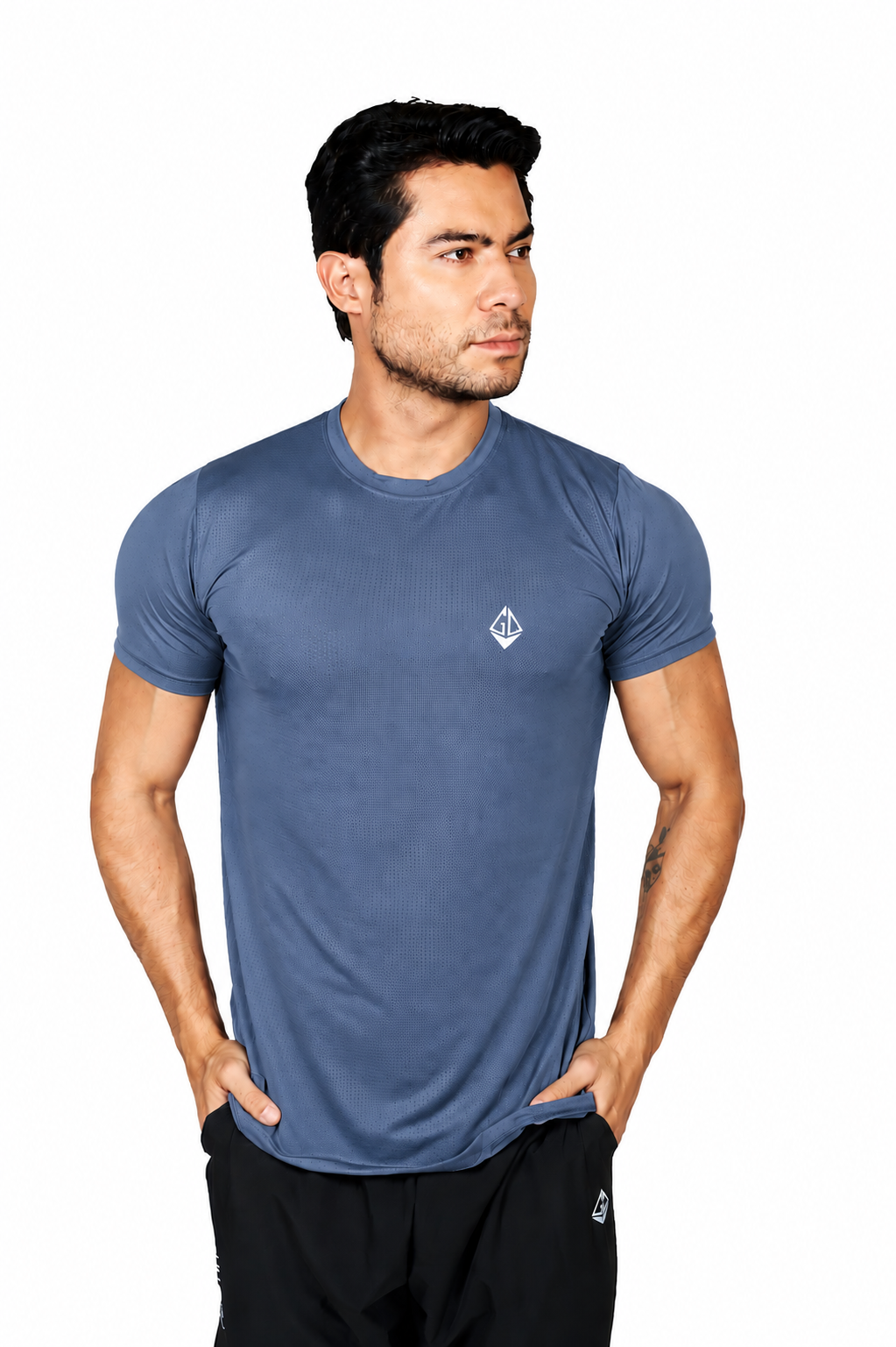 Playera Mesh Manga Corta H