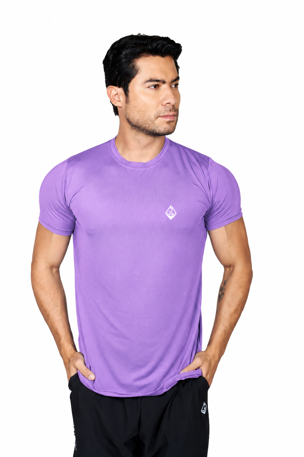 Playera Mesh Manga Corta H