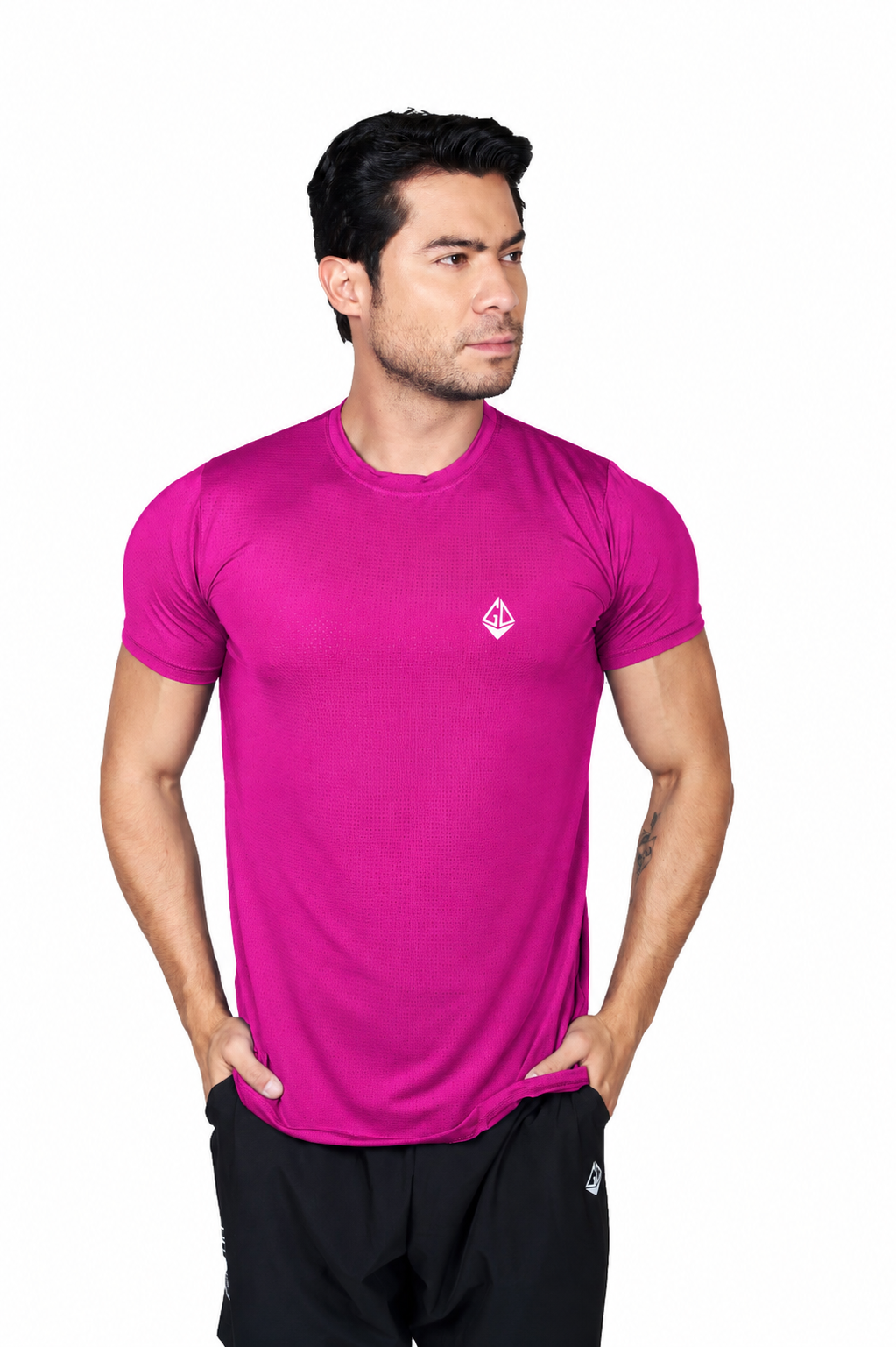 Playera Mesh Manga Corta H
