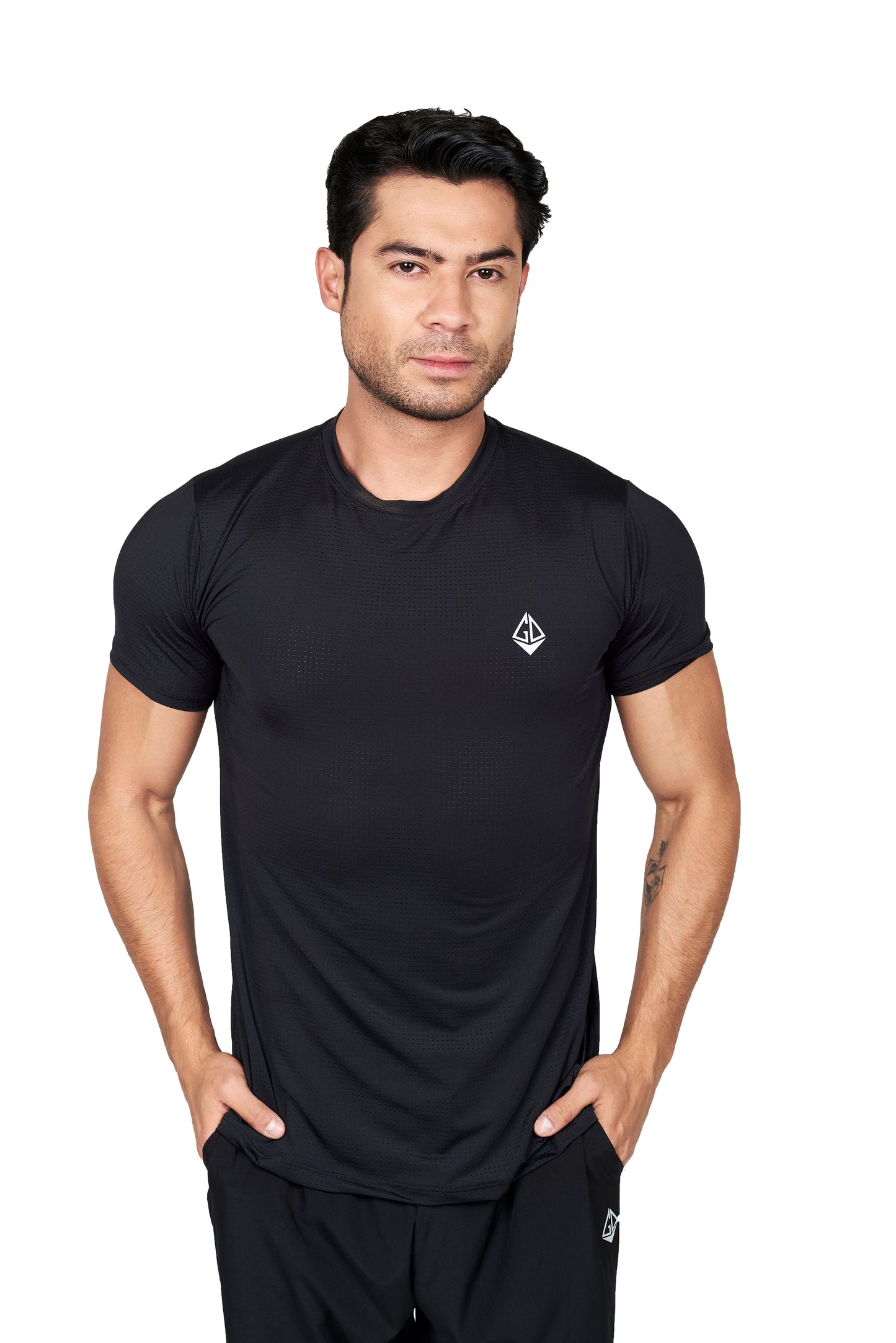 Playera Mesh Manga Corta H