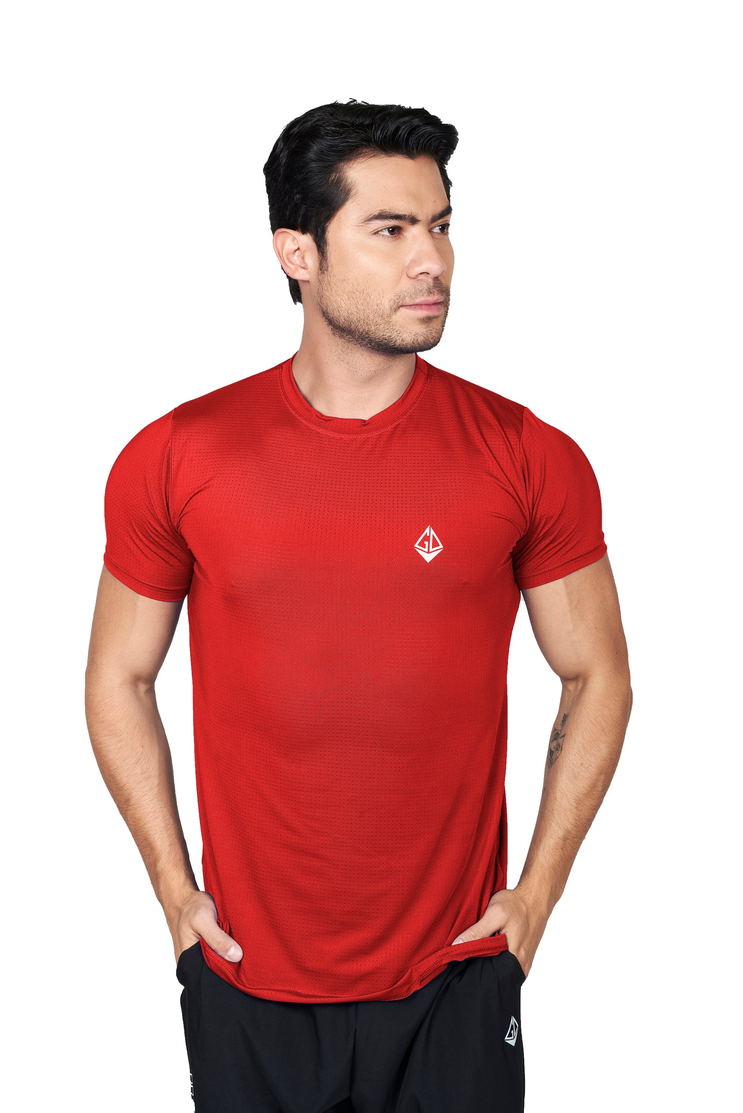 Playera Mesh Manga Corta H