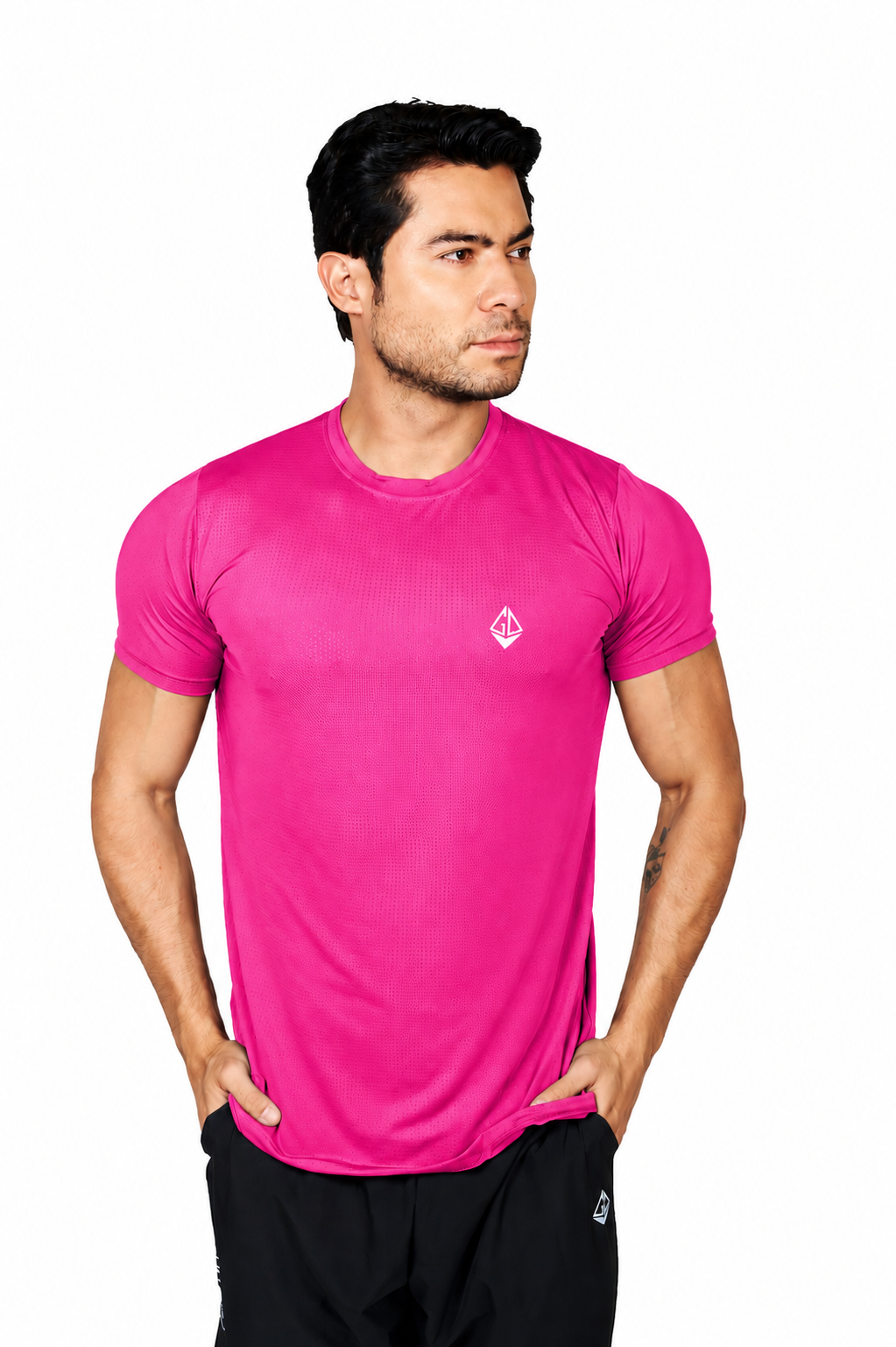 Playera Mesh Manga Corta H